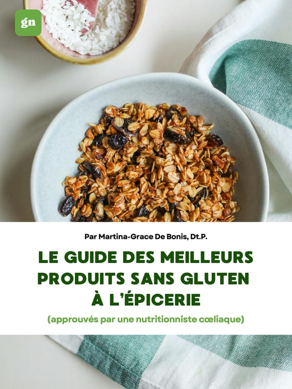 Couverture : Le guide des meilleurs produits sans gluten à l'épicerie