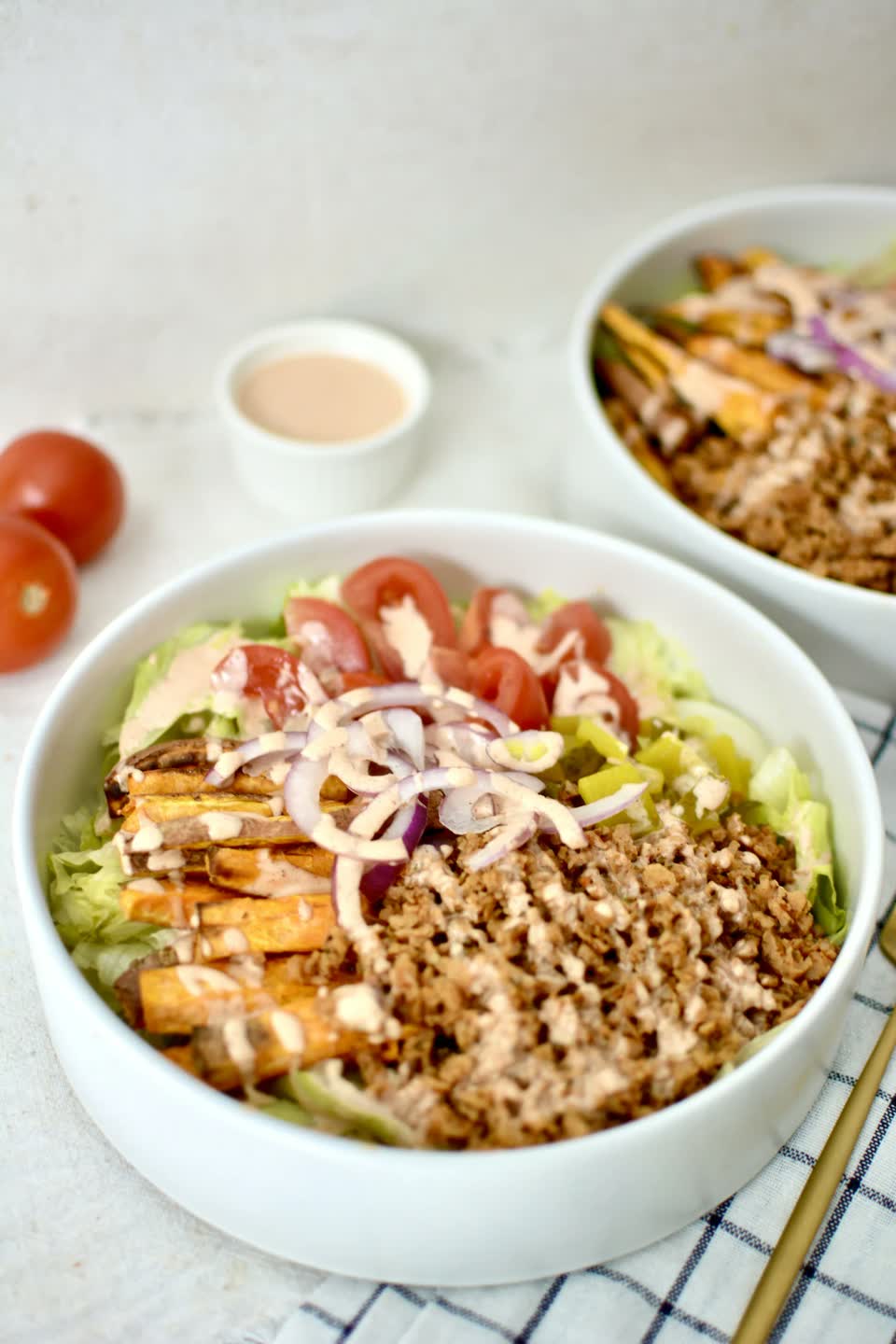 TVP Burger Bowl