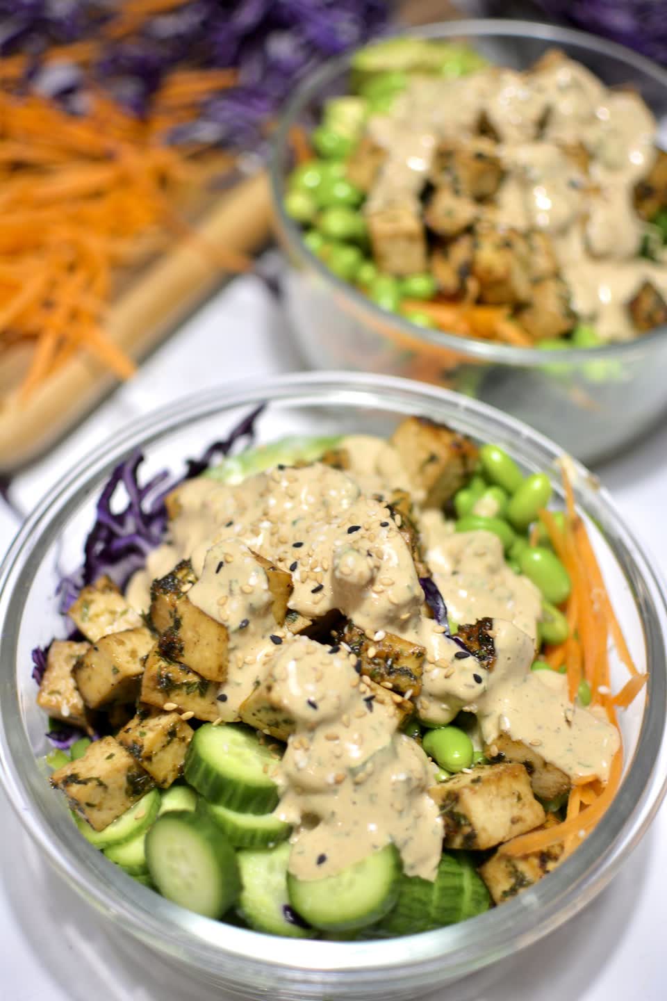 Thai Tofu and Peanut Bowl