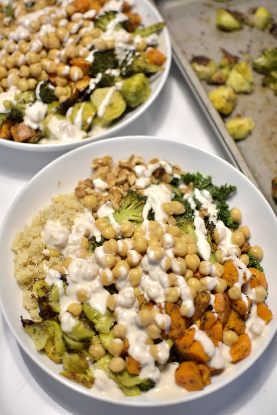 Bol tiède au quinoa et légumes grillés
