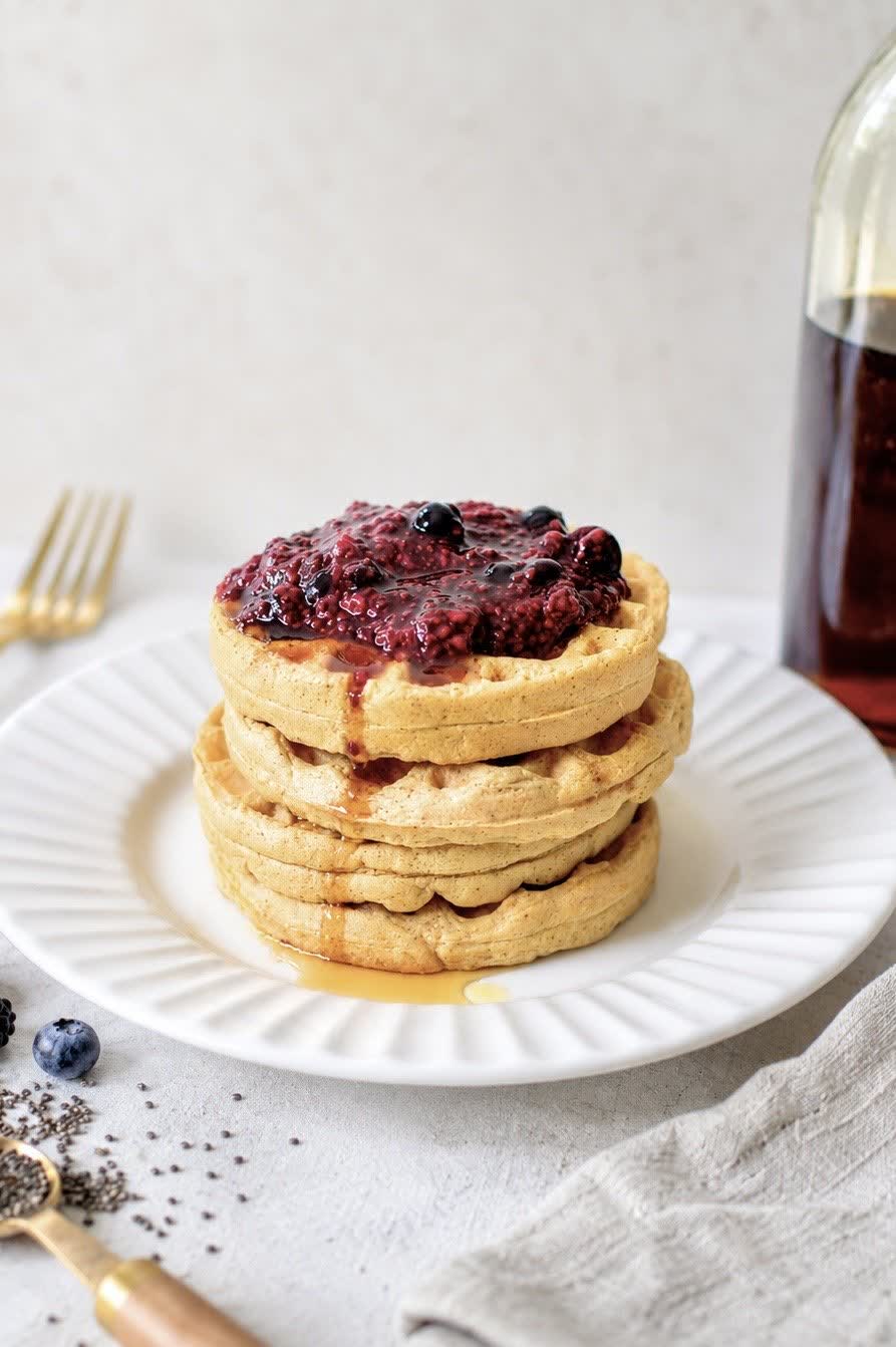 Dairy-Free, Egg-Free Protein Waffles