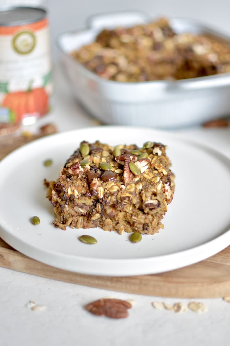 Baked Pumpkin Oatmeal