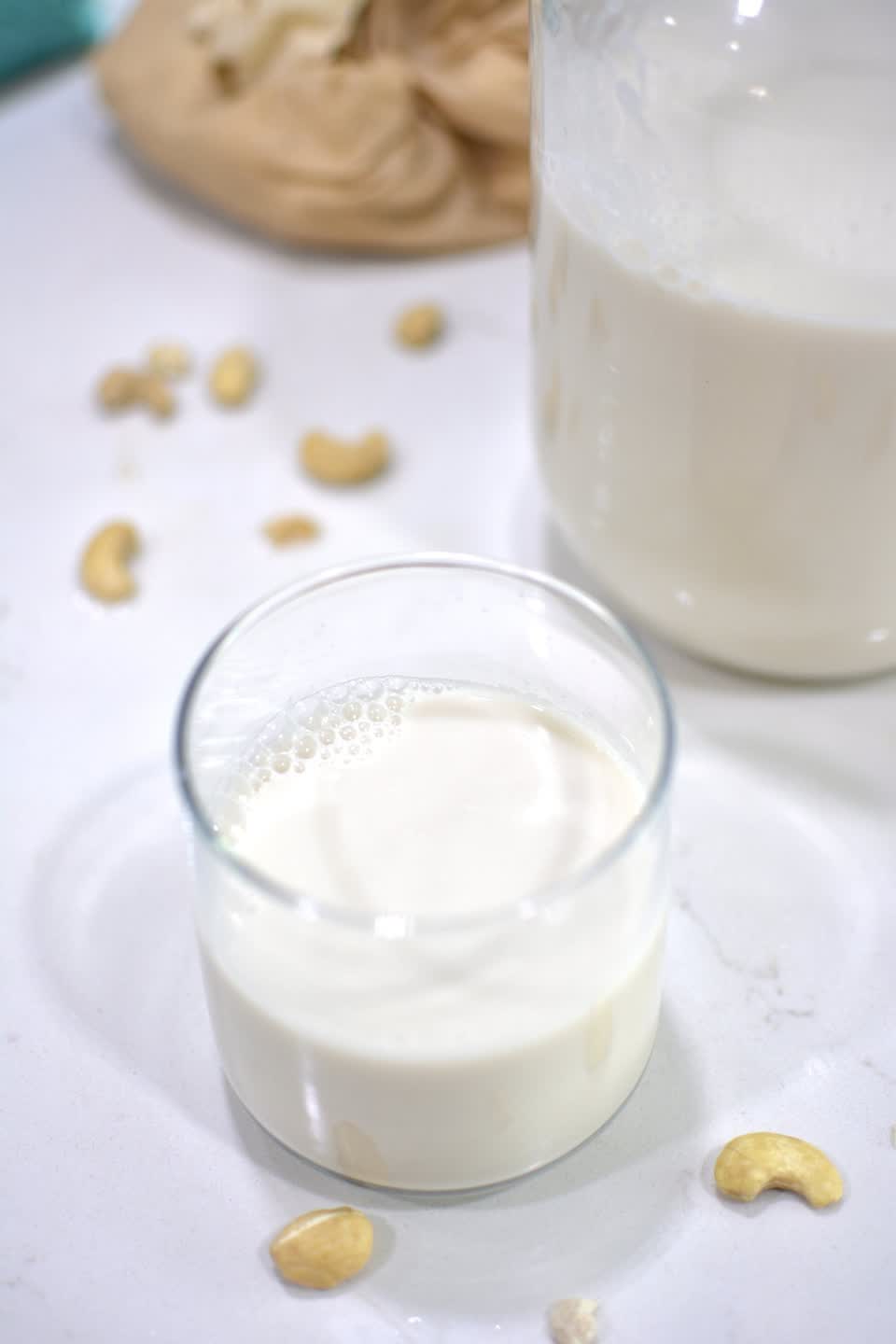 Creamy Zero-Waste Cashew Milk