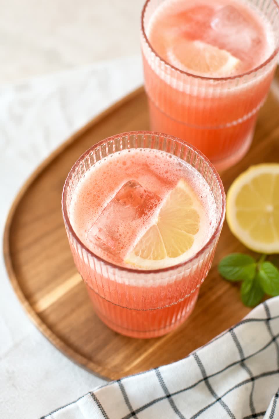 Low-Sugar Pink Lemonade