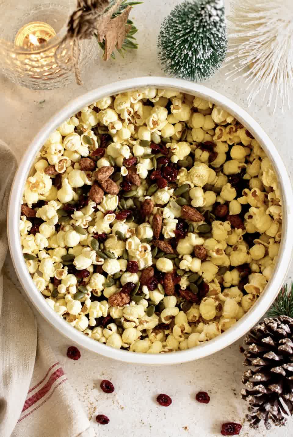 Festive Popcorn Mix