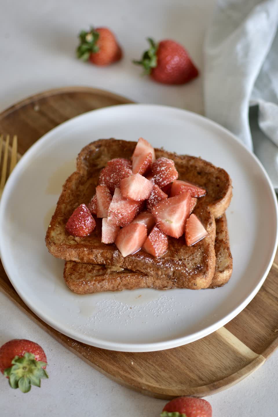 Protein French Toast (Egg-Free, Dairy-Free)