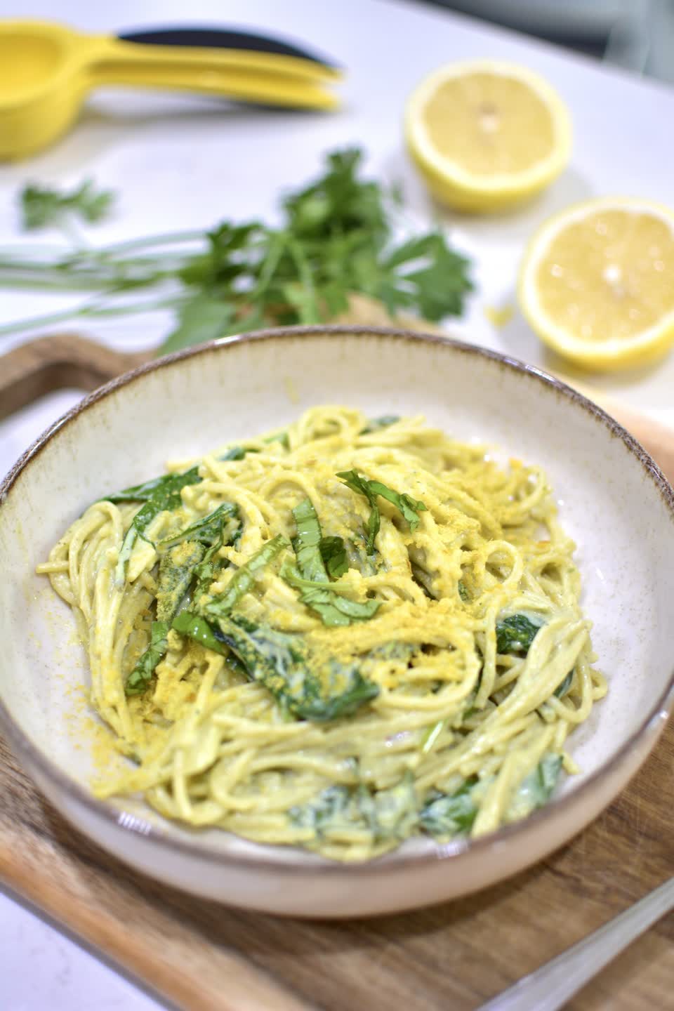 Fresh Lemon Herb Pasta