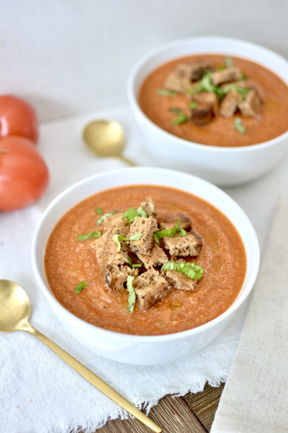 Protein Tomato and Squash Soup