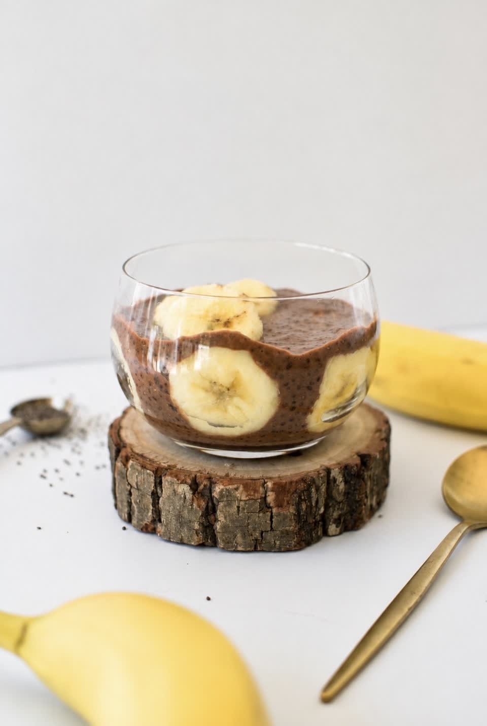 Chocolate Banana Chia Pudding