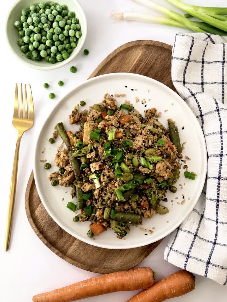 Tofu Protein Fried Rice