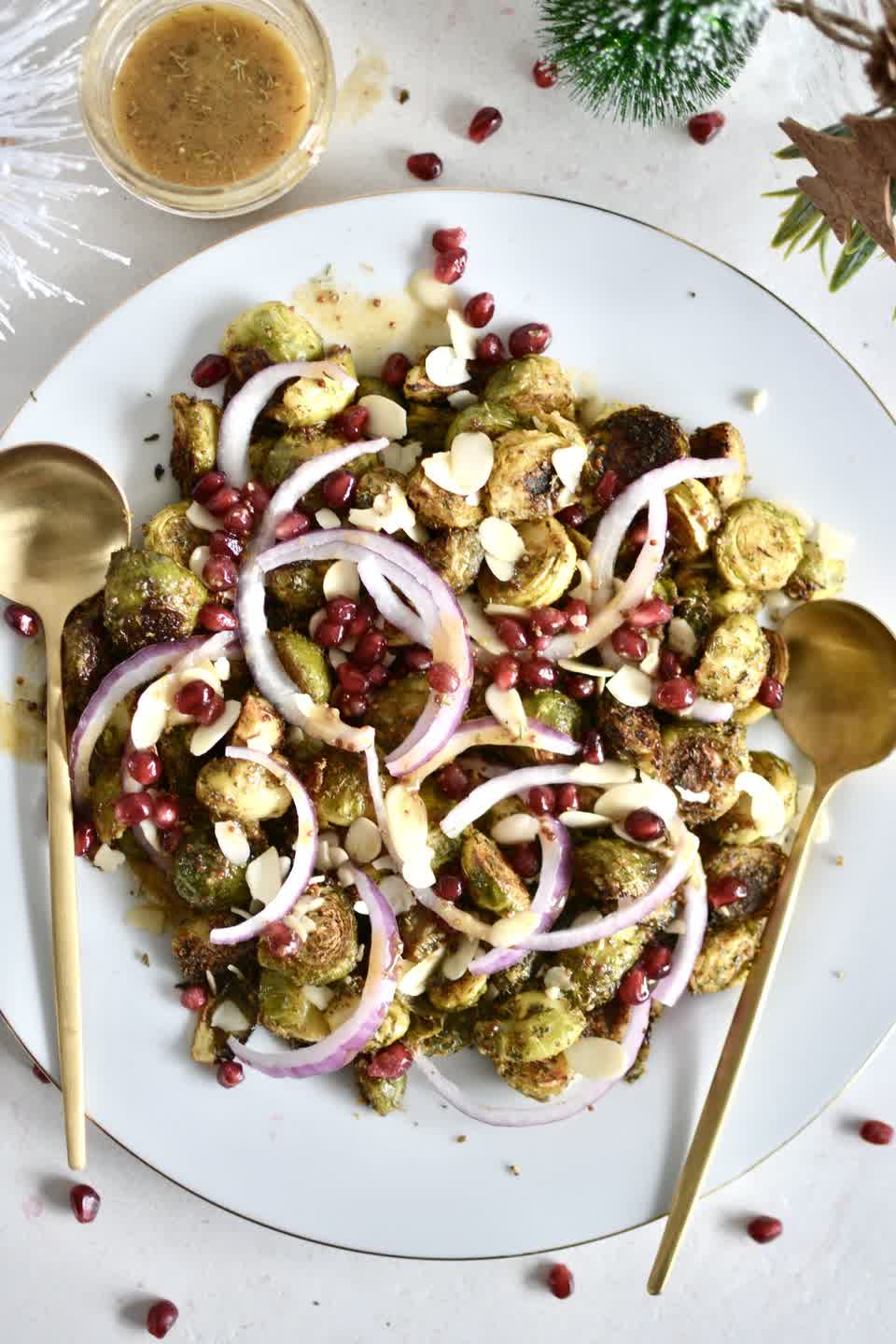 Roasted Brussels Sprout Salad