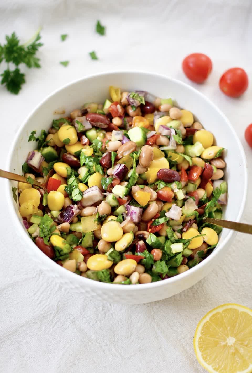 High-Protein Legume Salad