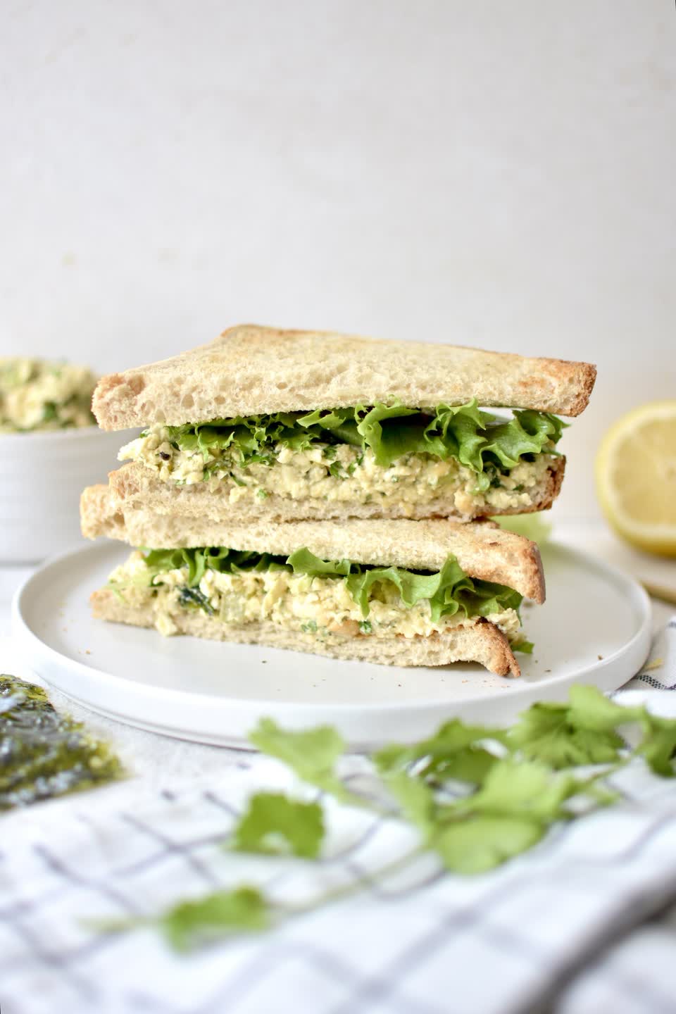 Tuna-Style Chickpea Sandwich