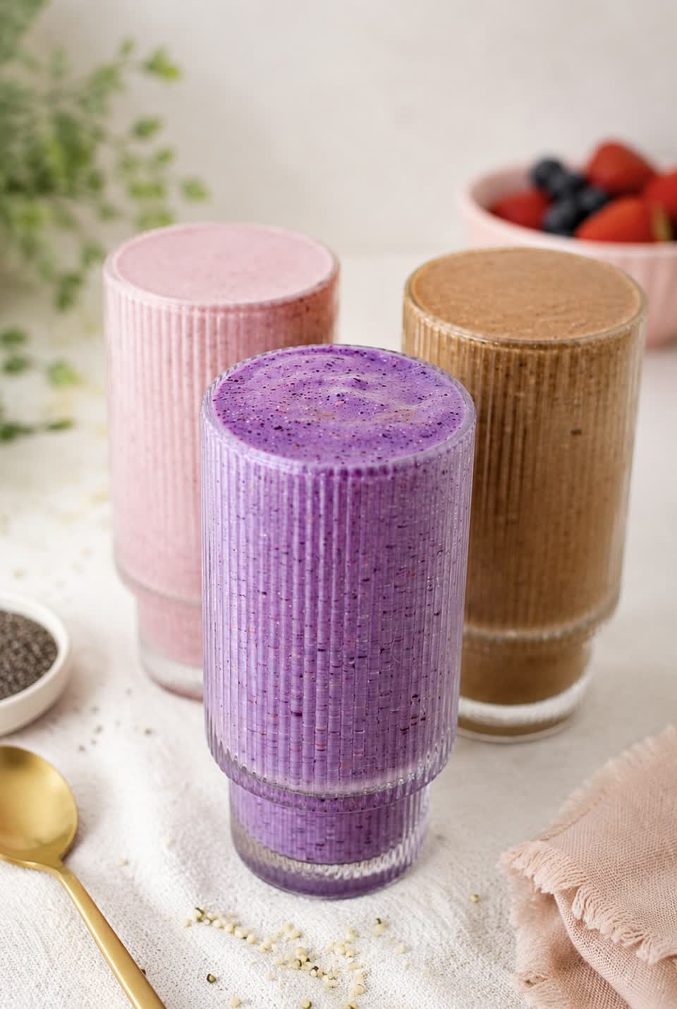 Protein Smoothie, 3 Ways