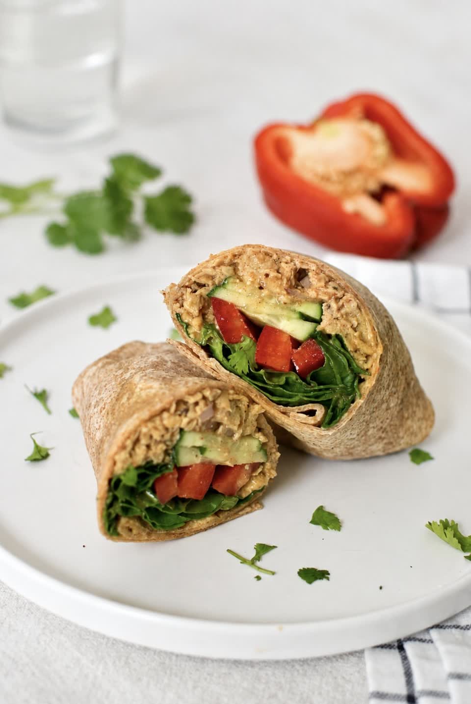 BBQ Tempeh Wrap