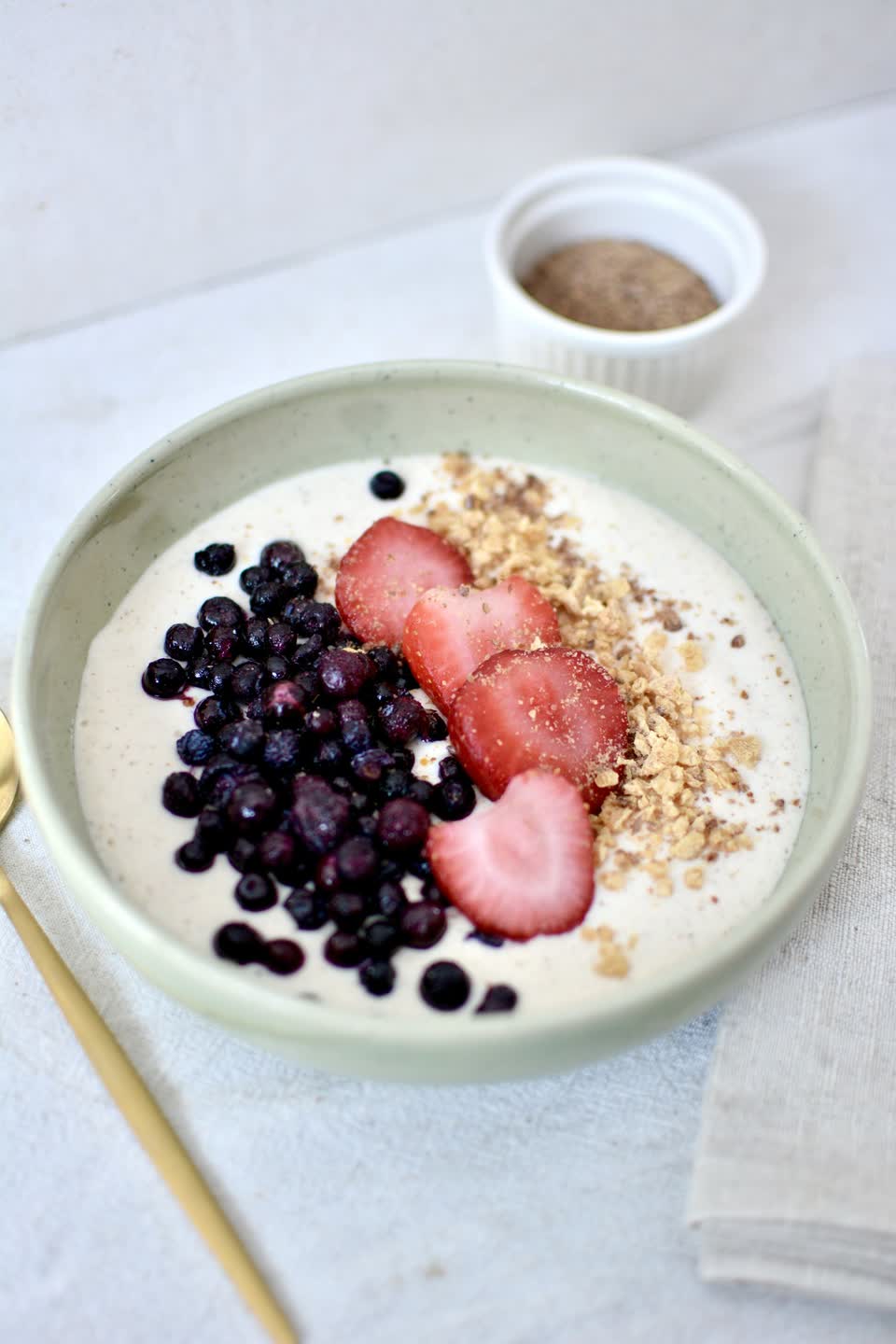 Yogourt végétal protéiné maison hyper facile (sans poudre de protéines)