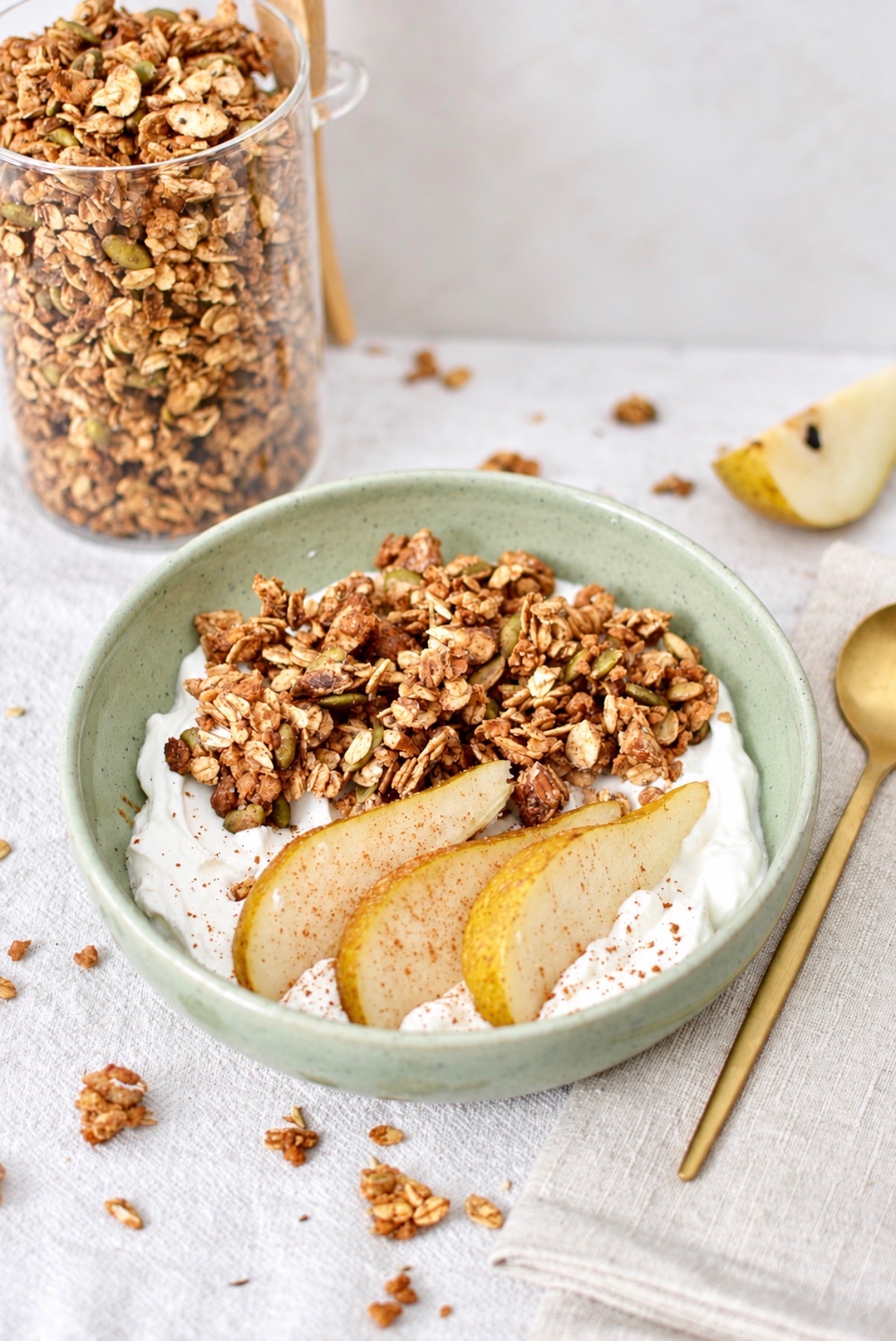 Granola protéiné érable-cannelle