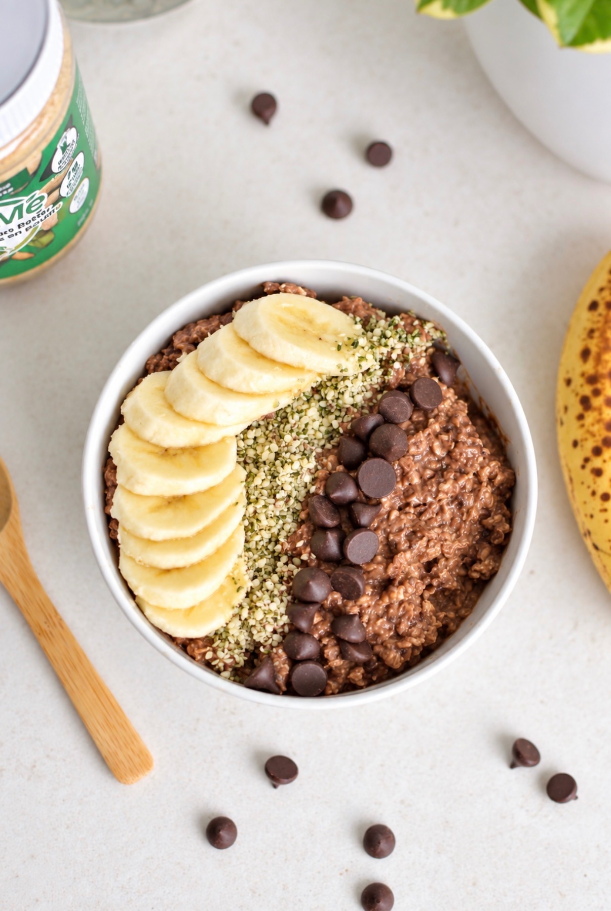 Chocolate Peanut Butter Overnight Oats