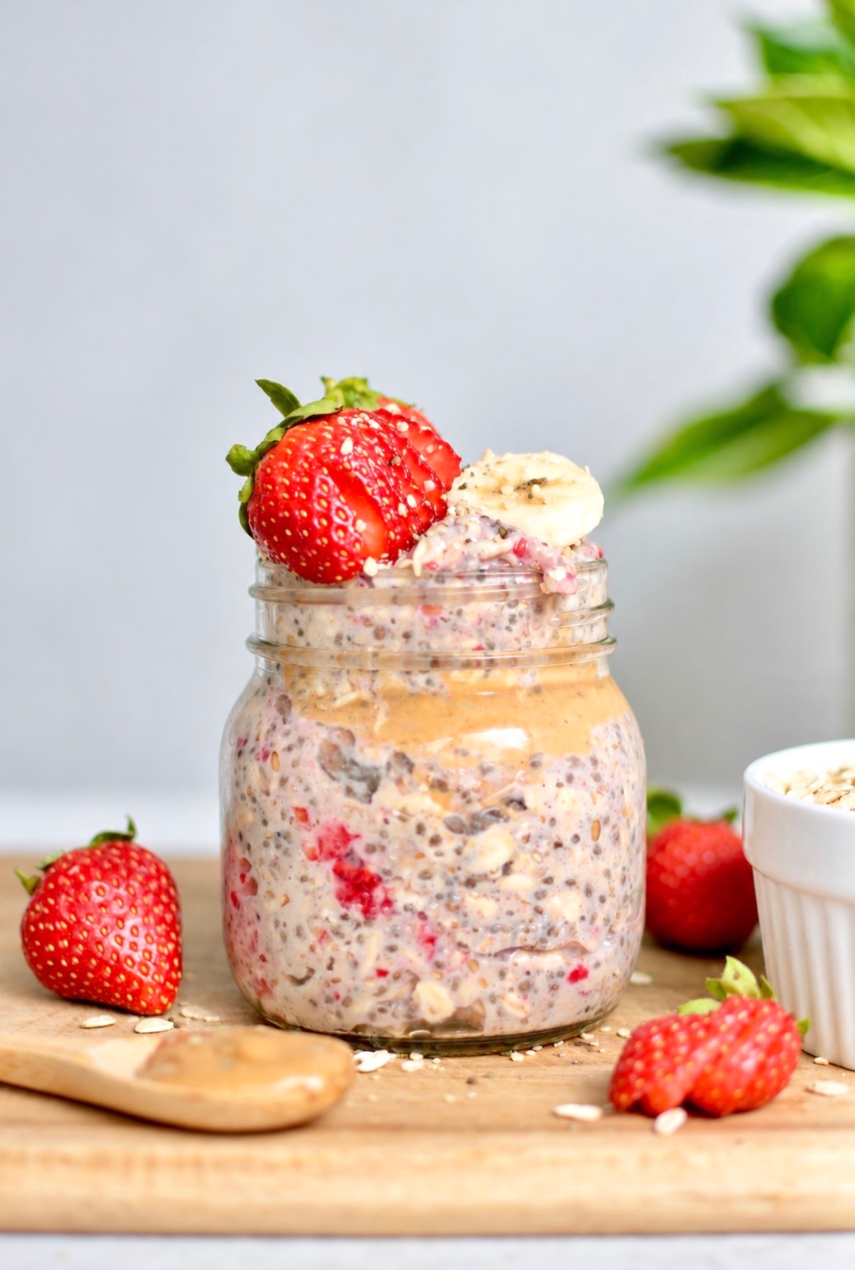 Protein Berry Overnight Oats (No Protein Powder)