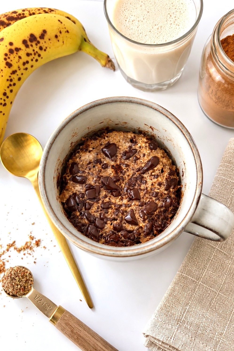 pain au banane, mug cake