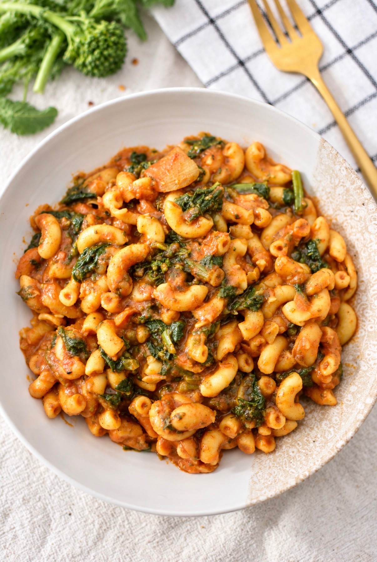 Rapini and Paprika Pasta